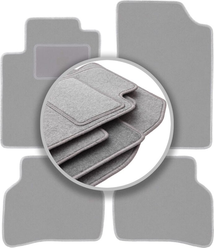 Graue Autofußmatten für: Mazda MX-3 Coupé (1991-1998)
