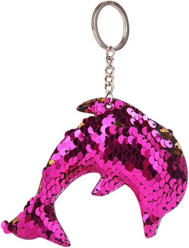 Glänzender Modeschmuck, Mädchen, Kinder, Geschenke, Delfin, Schlüsselanhänger, Handtaschen-Anhänger, Halter, Auto, Tasch...