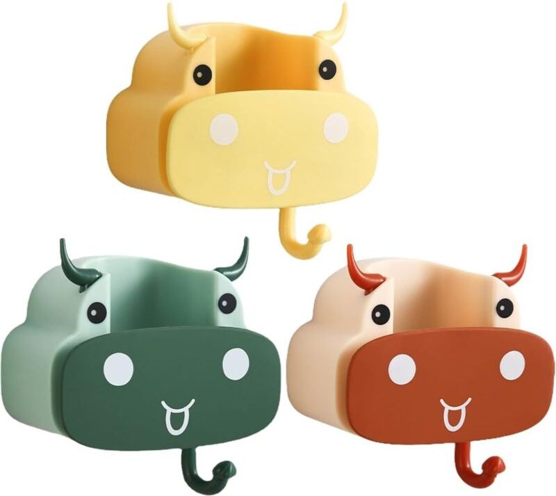 Ahlsen - Stück Wandbesenaufhänger, Wandbesenhalter, Wandbesenhalter, ohne Bohren, Besenhalter, Besenaufbewahrung, Besenh...