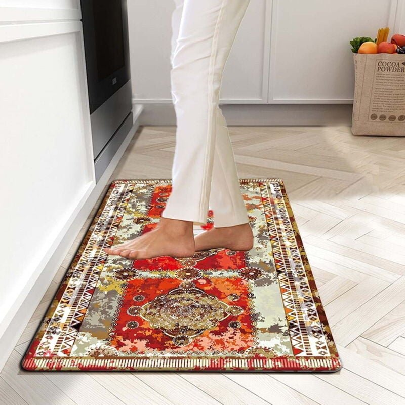 Anti-Ermüdungs-Küchenmatte, bequeme Bodenmatten, rutschfeste PVC-Küchenmatten, Ergo-Schaum-Kissen, Stehpultmatte für Küc...