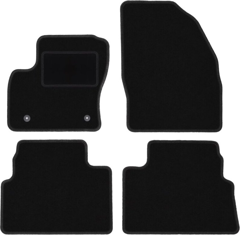 Schwarze Veloursmatten für: Ford Kuga MK1 SUV (2011-2013)