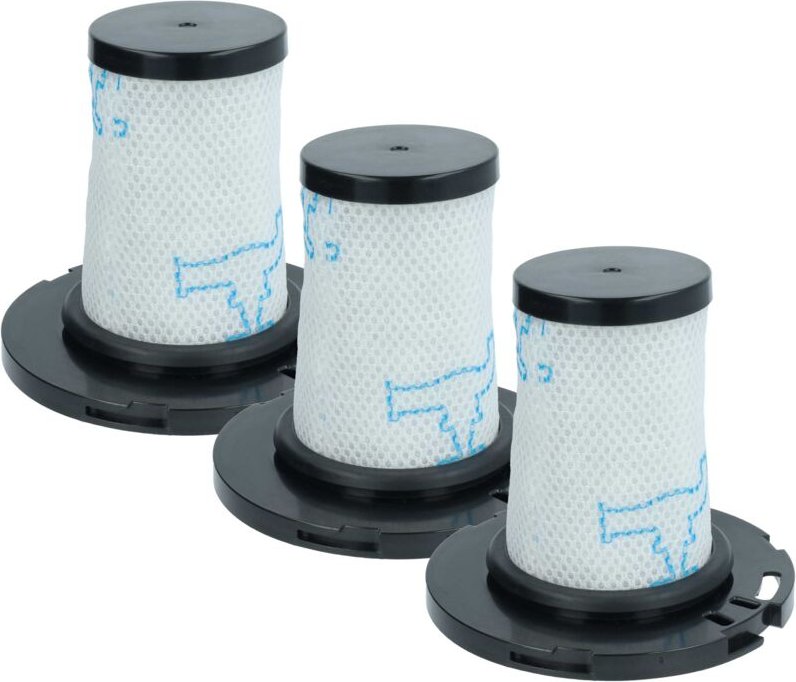 3x Trennfilter kompatibel mit Rowenta X-Force Flex 15.60 Animal RH99F1 Staubsauger - Vhbw