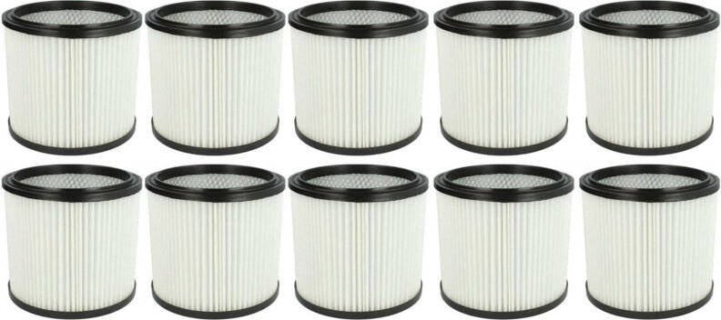 Thumbnail - vhbw 10x Faltenfilter kompatibel mit Aqua Vac 8504, 8503, 8204, 8502, 8500, 850, 8204 B, 8503 B, 8504 B, 8224 B Staubsau...