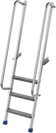 Matisère - Feste Zugangstreppe für Platten - 5 Stufen - Zugangshöhe 1.50 m - MAD-SPF-150