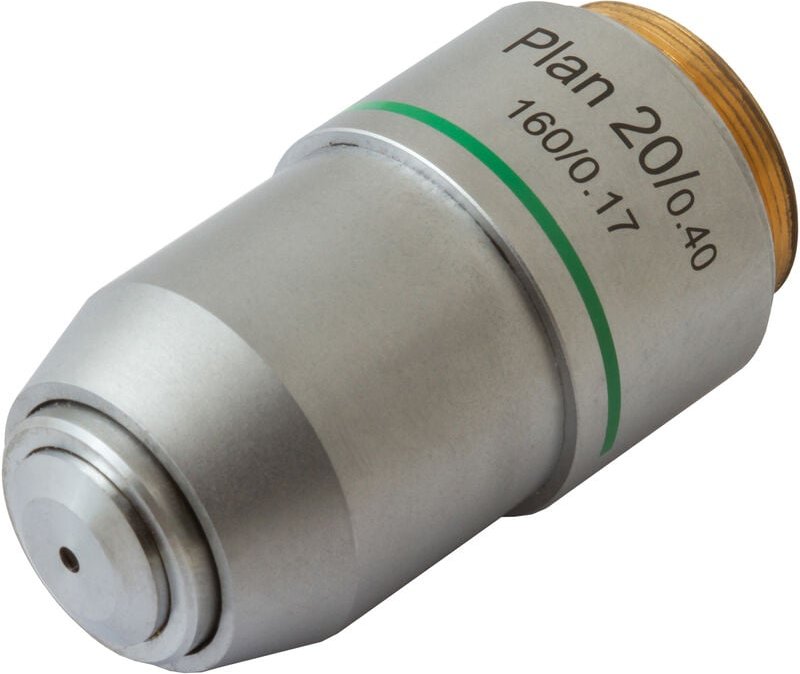 Achromatisches Planobjektiv Levenhuk med 20x