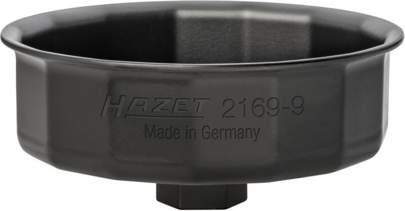 Hazet - lfilter-Schlüssel 2169-9 Außen-Sechskant 24 mm, Vierkant hohl 12,5 mm (