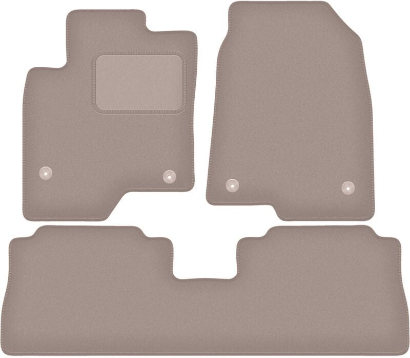 Beige Veloursmatten für: Opel Antara SUV (2006-2017)