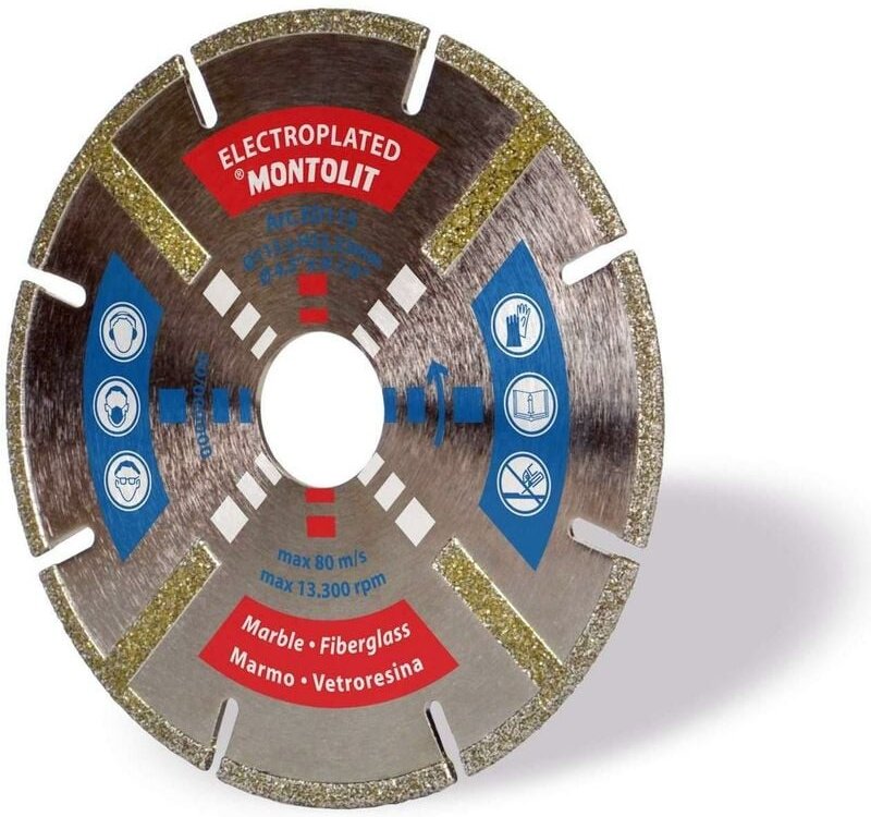 Diamantscheibe 125 Mm Fž£r Marmor Und Fiberglass Montolit Electroplated Ed125