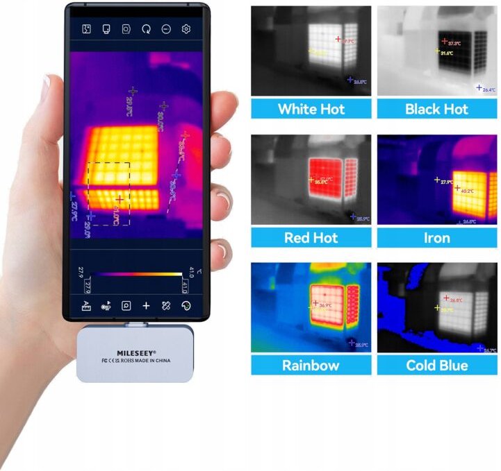 Wärmebildkamera Usb-C Für Telefon Android-Anwendung Genau -15 +600