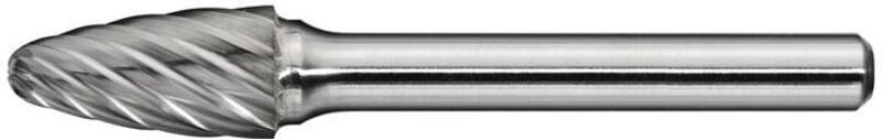 Frässtift rbf inox ø 10 mm Kopflänge 20 mm Schaft-Ø 6 mm Hartmetall Verzahnung Normal, fein