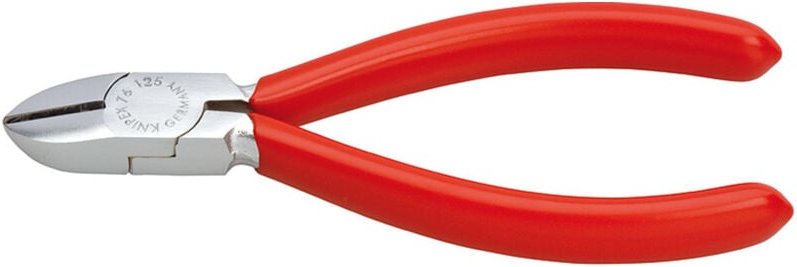 Knipex - Seitenschneider verchromt mit Kunststoff überzogen 125mm