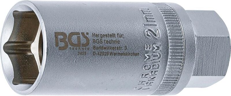 Bgs Technic - Zündkerzen-Einsatz Sechskant Antrieb Innenvierkant 12,5 mm (1/2') sw 21 mm