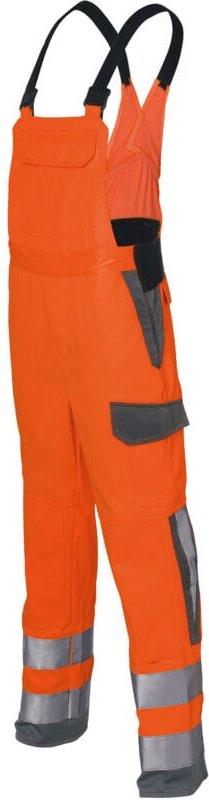 Kübler Workwear - Kübler Latzhose protectiq high vis 3394 warnorange/anthrazit Gr. 52