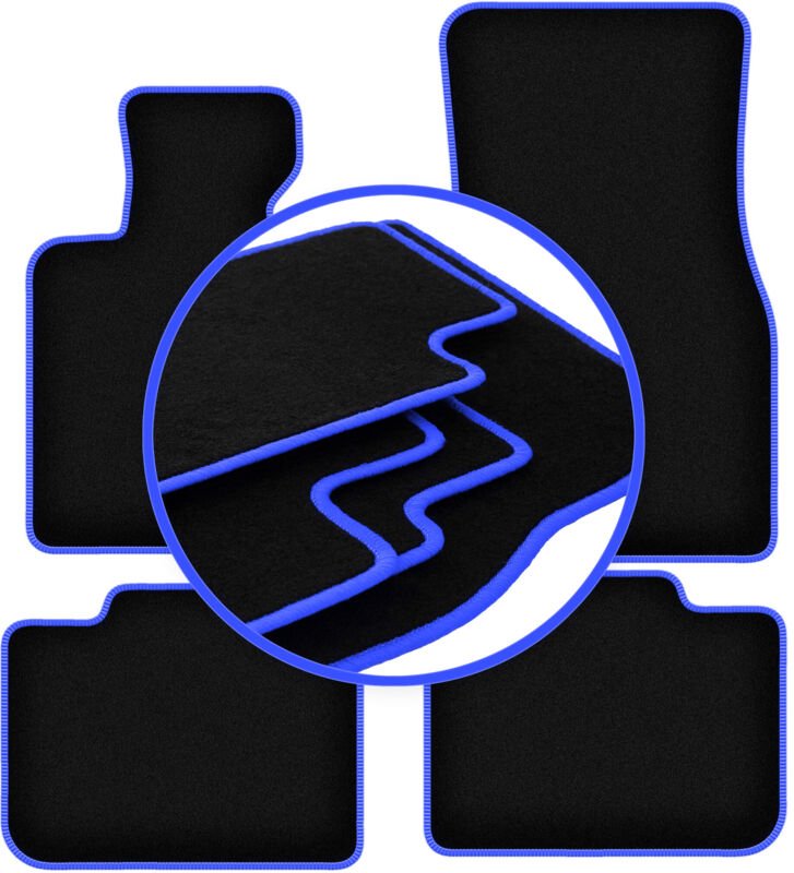 CARLUX-BLUE Autofußmatten für: BMW 6 G32 GT Gran Turismo (2017-)