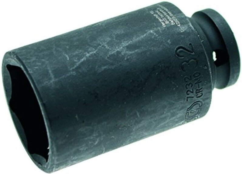 Bgs Technic - Kraft-Steckschlüssel-Einsatz Sechskant, tief Antrieb Innenvierkant 12,5 mm (1/2') sw 32 mm