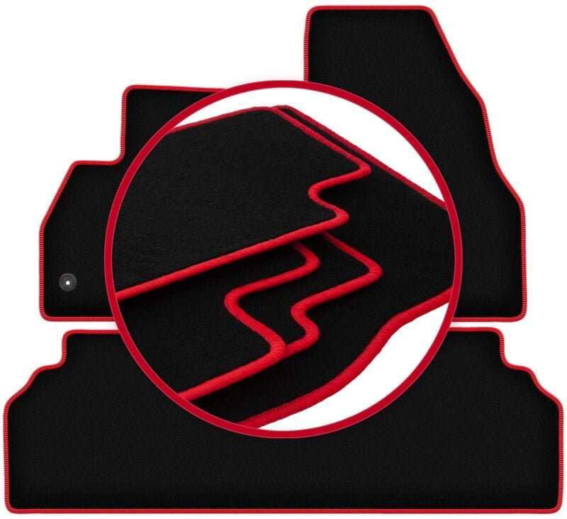 CARLUX-RED Automatten für: Renault Kangoo II Kombivan (2007-)