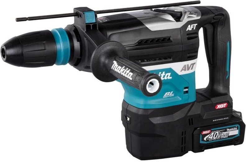 Sds+ 40V Max xgt Bohrhammer – Makita mit 2 40V 4,0Ah Akkus – Ladegerät – Bluetooth – MakPac – DC40RA – HR005GM202
