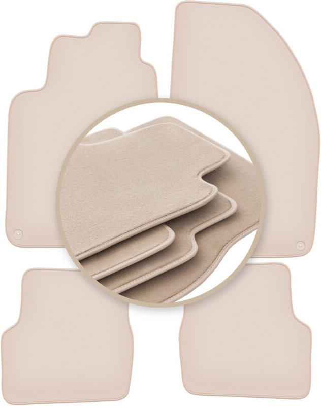 PREMIUM beige Matten für: Alfa Romeo 166 Limousine 1998-2009