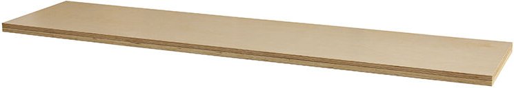 Holzarbeitsplatte 2040x460x35 mm fur modulare Mobel Fervi a007/09