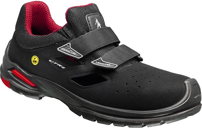 Sicherheits-Sandalen niedrig RILEY FRESH S1P ESD SRC Schwarz 46