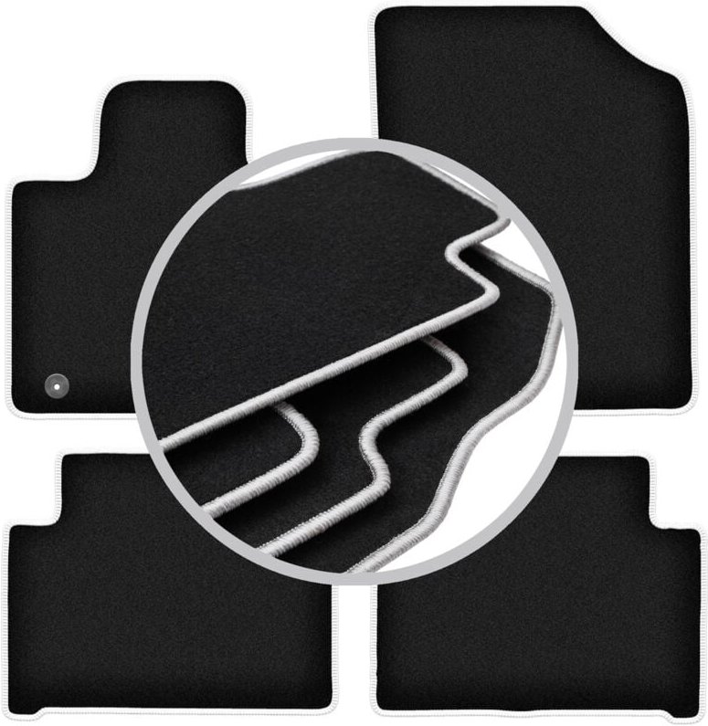 CARLUX-SILVER Autofußmatten für: Kia Sorento IV SUV (2020-)