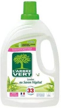 Arbre Vert - Kopie von Grüner Baum Waschmittel Pflanzenseife 1.5l 33 Waschgänge