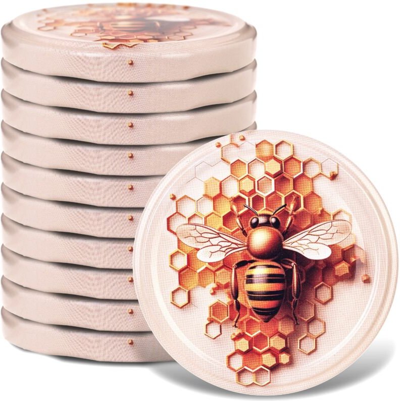 Deckel fi82 10er Pack Muster 31 Biene - Kadax