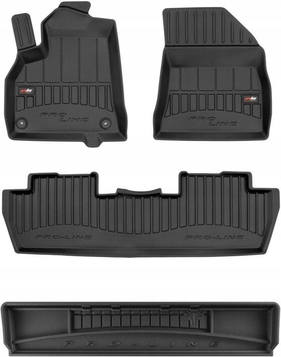 SET 3D Gummimatten Peugeot 5008 1 2009-2017 7 Sitze