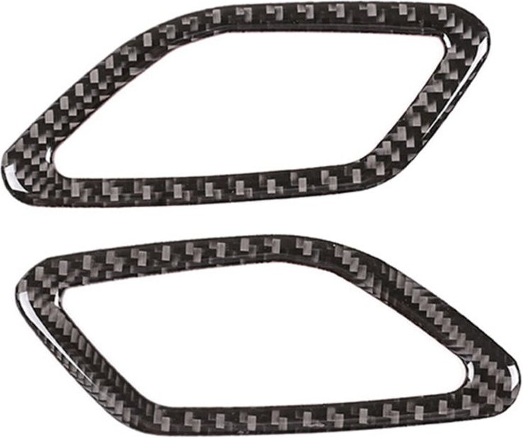 Thumbnail - Tlily - Für eine gla cla Klasse W176 X156 C117 Carbon Fiber Dashboard Klimaanlage Outlet Decor Abdeckung Trim