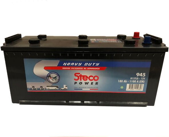 Batterie 12V 180Ah 1100A HEAVY DUTY STECOPOWER - 945