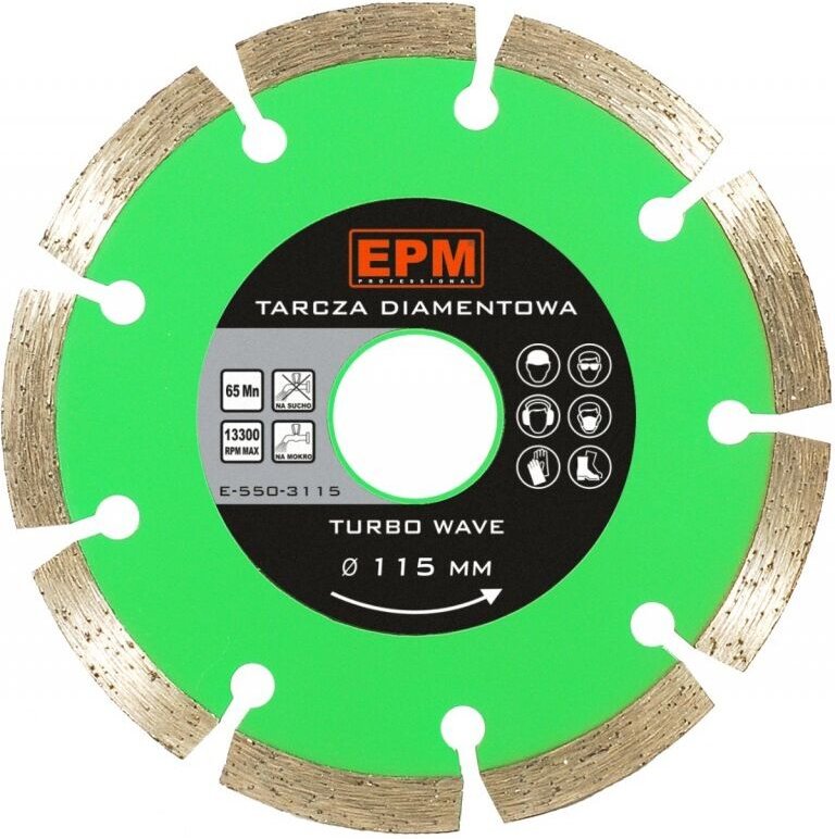 Segmentierte Diamantscheibe 250 Mm - E-550-0250