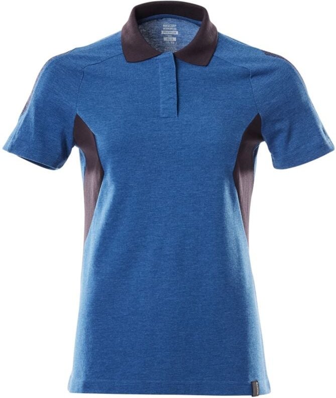 Accelerate Damen Poloshirt 18393-961 Gr. 3XL azurblau/schwarzblau - Mascot
