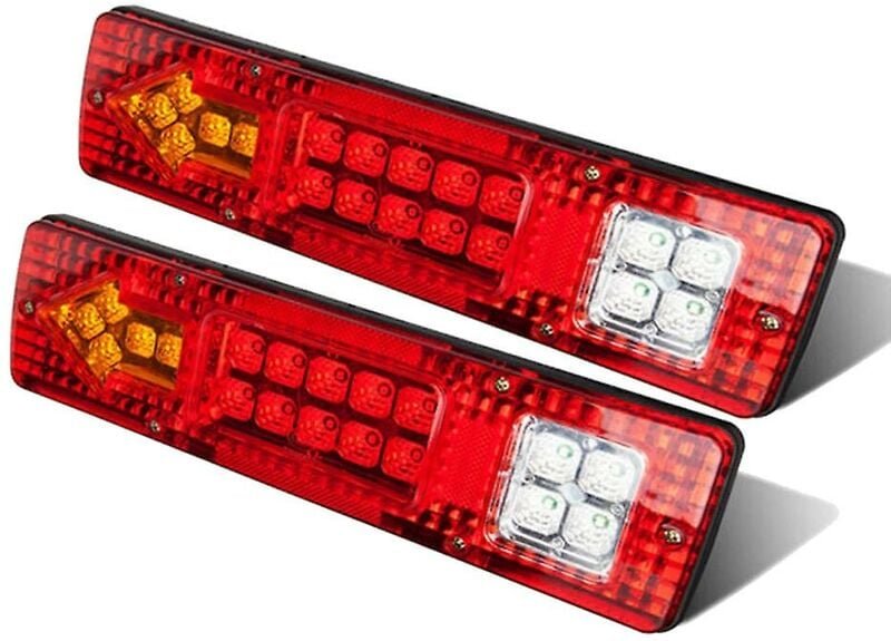 2 Stück Auto 19 led wasserdichtes Rücklicht Anhänger lkw hinten Blinker Bremslicht