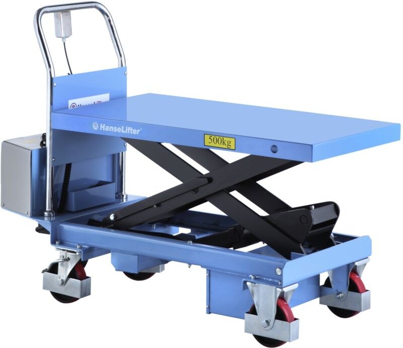 HanseLifter elektrischer Hubtischwagen E-TF50 Hubhöhe 1015mm Tragkraft bis 500kg
