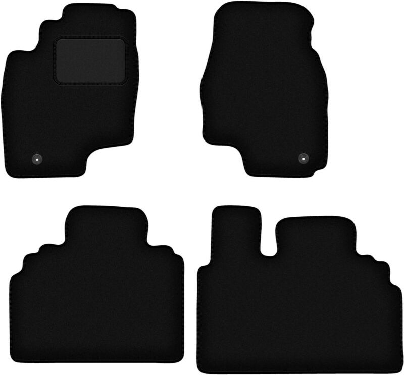 Thumbnail - Schwarze Veloursmatten für: Toyota Previa II Minivan (2000-2005)