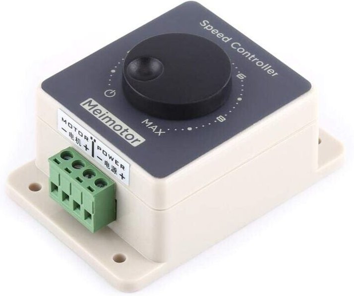 12-V-Motordrehzahlregler, PWM-Motordrehzahlregler Pulsweitenmodulator DC10-60V 20A Wasserdichtes Gehäuse a