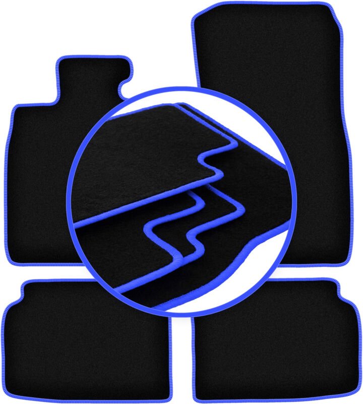 CARLUX-BLUE Autofußmatten für: BMW 7 F01 Limousine (2008-2015)