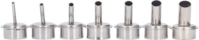 Thumbnail - Ej.life - Heißluftpistolen-Düsen, 7-teiliges Heißluftdüsen-Set, 3, 4, 5, 7, 8, 10, 12 Mm Auslassdurchmesser, Edelstahl, ...