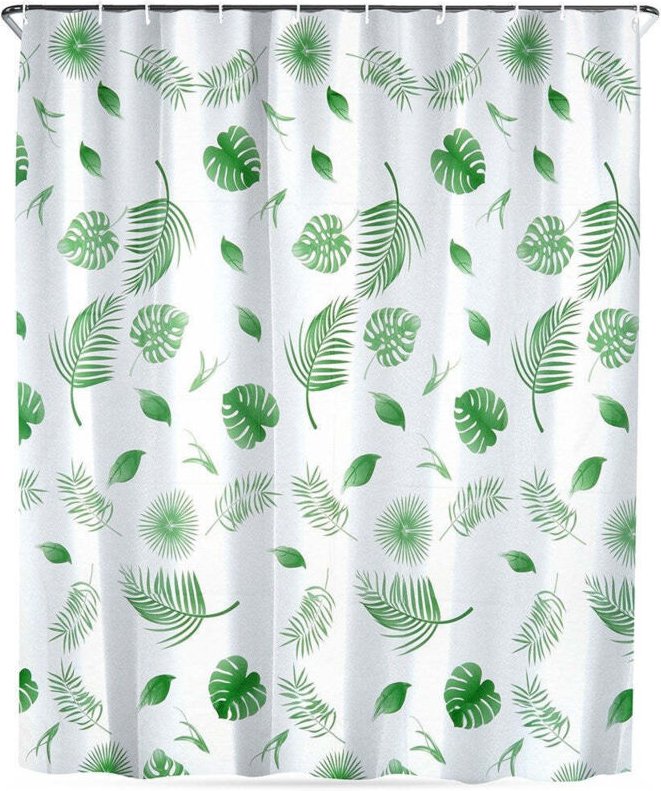 Shower curtain hooks waterproof 180x180 cm