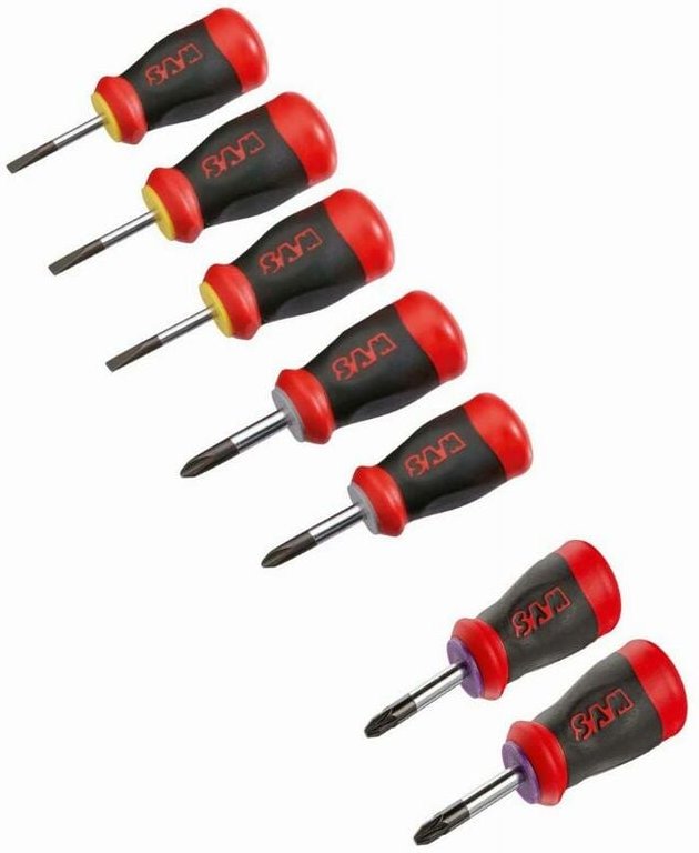 Sam Outillage - Satz von 7 Schraubendrehern s1: Schlitz phillips und pozidriv sam - TPPZJ7