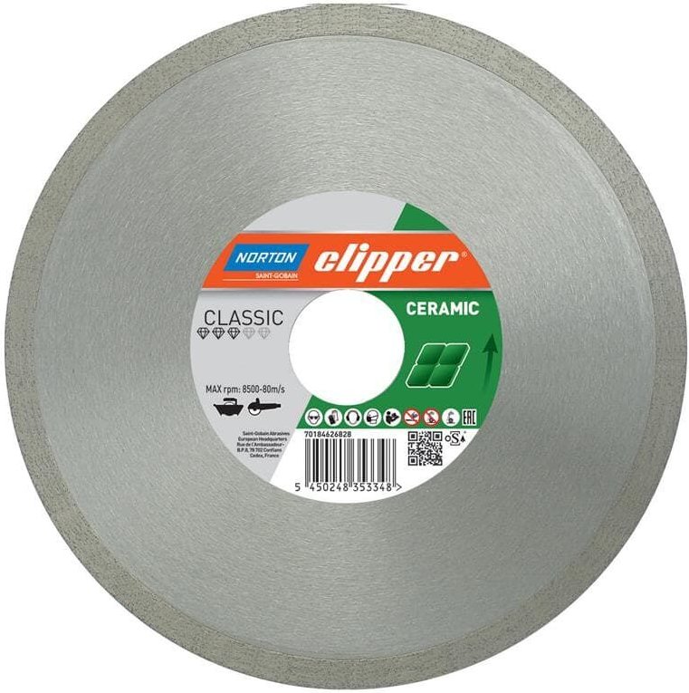 Saint Gobain - Clipper Diamant Sägeblatt Classic Ceramic (vormals Classic Ceram), Ausführung: 250 x 25,4 mm