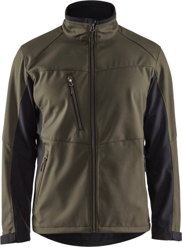 Softshell-Arbeitsjacke 4950 – Khaki/Schwarz XXL