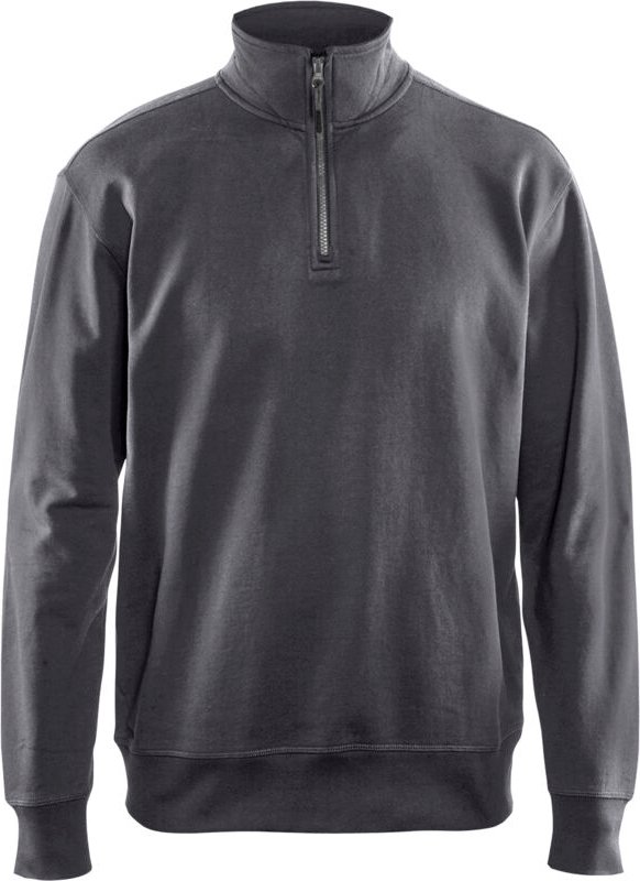Arbeits-Sweatshirt mit LKW-Kragen 3369 - Dunkelgrau L