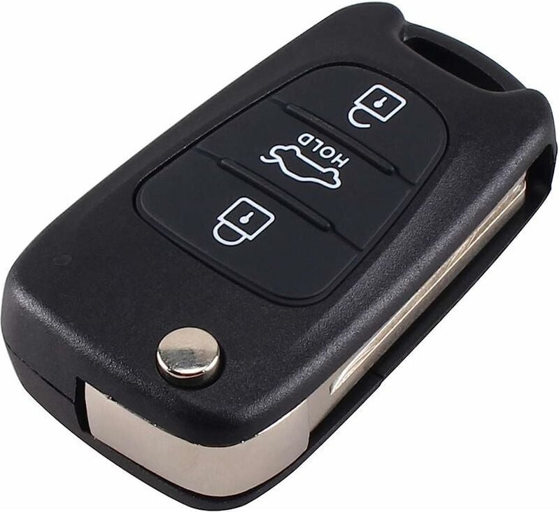 Thumbnail - Keyless Access 3 Tasten Flip Folding Remote Key Shell Ersatz für Hyundai i20 i30 i35 iX20 iX35 CWTWB1U751 1788D-WB1U751 ...