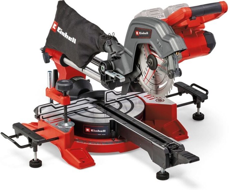 Einhell - Akku-Zug-Kapp-Gehrungssäge te-sm 36/8 l Li-Solo Power X-Change (36 v, max. 65 mm x 305 mm Schnitttiefe/-breite...