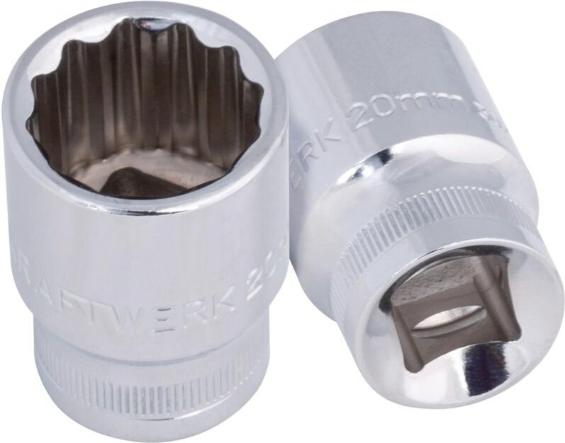 Steckschlüssel, 12 pt., 38 mm, 1/2', 20mm