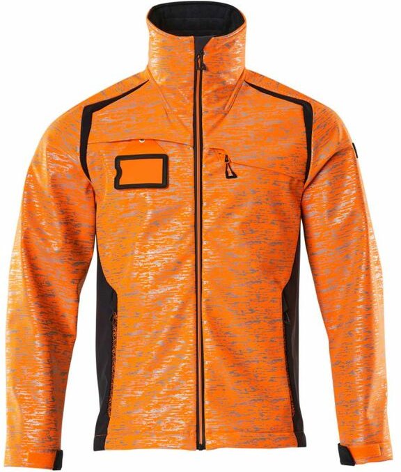 Mascot Softshelljacke mit Reflexeffekte 19202 Gr. 4XL hi-vis orange/schwarzblau