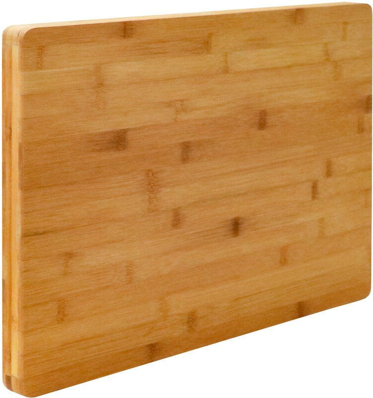 Dunedesign - 3 cm dickes xl Schneidebrett 50x35cm Bambus Holz Schneidbrett Holzbrett Küche
