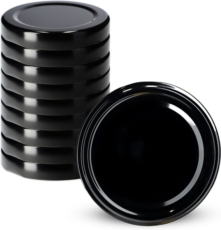 Deckel fi58 10er Pack schwarz - Kadax