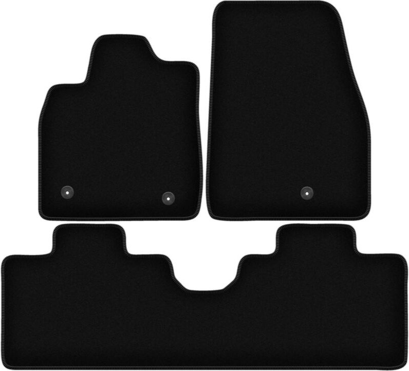 BASIC schwarze Veloursmatten für: Ford Mustang Mach-e 0 (2020-)